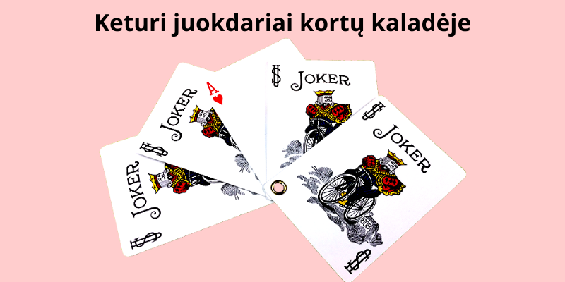 Destedeki Joker kartlarının sayısı dörttür, bu da desteyi dolu yapar