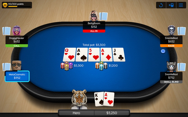 Viene visualizzata la sala di 888poker - bonus, rakeback e regole