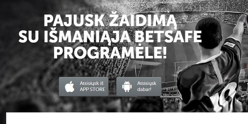 Poker Betsafe programėlės naudojimo taisyklės ir Betsafe premijos kodas joje