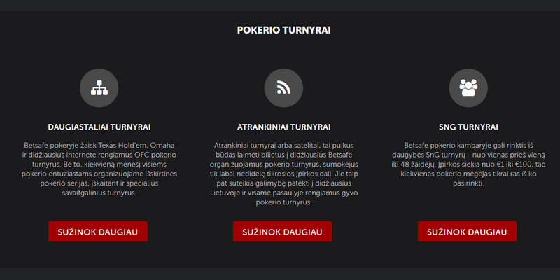 Betsafe turnyrai - kai žaidžiant iškyla nesklandumai, tada padeda Betsafe support (pagalba)